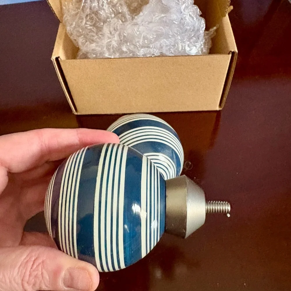 Pottery Barn Kids Finials for curtain rods